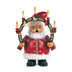 Smoker Santa With Candle Arch
