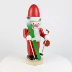 Chubby Skiing Santa -Steinbach Shop S1415 Chubby Skiing Santa 012