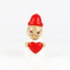 Clumsy Mini Valentine With Wooden Beanie And Small Bobble
