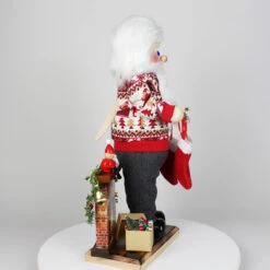 Cozy Decorating Santa -Steinbach Shop SN24BN4057L Cozy Decorating Santa 10