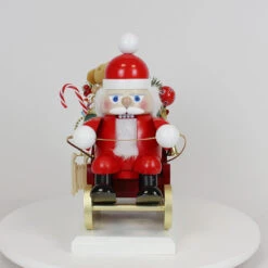 Santa On His Sled With Reindeer -Steinbach Shop SN24SS4018 Santa on his sled 01 46acadd4 b43a 44bd af10 441710c403b7