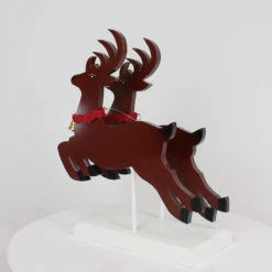 Santa On His Sled With Reindeer -Steinbach Shop SN24SS4018A Reindeer pair 02 090a7b2b 91a1 4986 bfde d2ba7ba61921