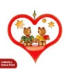 Ornament Teddy Couple -Steinbach Shop ornament teddy couple 176