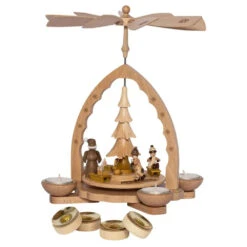 Pyramid - Forest Scene With Children And Gifts -Steinbach Shop pyramid forest scene with children and gifts 501