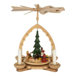 Pyramid - Forest Scene With Children And Gifts Colored -Steinbach Shop pyramid forest scene with children and gifts colored 428