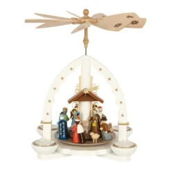 Pyramid – Three Wise Men White -Steinbach Shop pyramid three wise men white 524