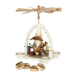 Pyramid – Three Wise Men White -Steinbach Shop pyramid three wise men white 669