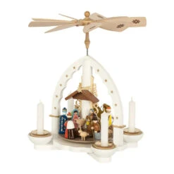 Pyramid – Three Wise Men White -Steinbach Shop pyramid three wise men white 837