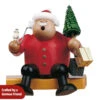 Smoker Chubby Santa Claus Sitting -Steinbach Shop smoker chubby santa claus sitting 872