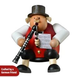 Smoker Clarinet Player Sitting