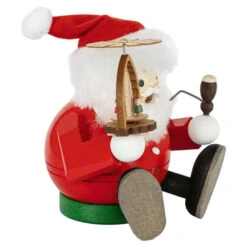 Smoker Santa With Pyramid -Steinbach Shop smoker santa with pyramid 752
