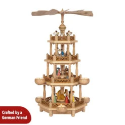 Three-level-Pyramid – Nativity Scene Colorful