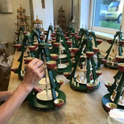 Three-level Tree Pyramid – Nativity Of Christ -Steinbach Shop three level tree pyramid nativity of christ 910