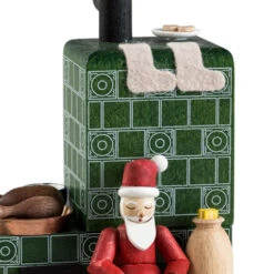 Tiled Stove With Santa -Steinbach Shop tiled stove with santa 960